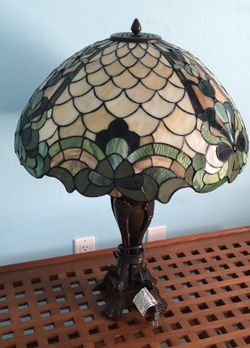 High end multi glass table lights set of 2