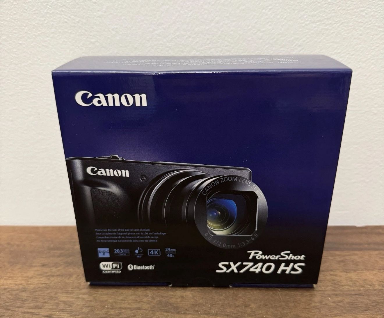 Brand new Canon PowerShot SX740 HS (Black)