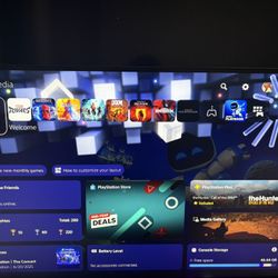 Ps5 With Controller And Wireless Headset (needs Adapter) 
