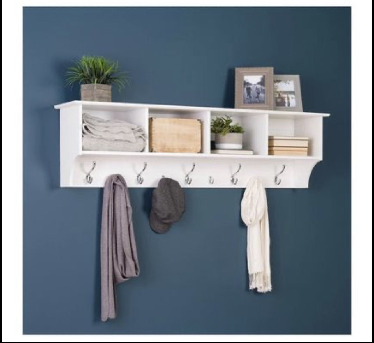 White Hanging Shelf