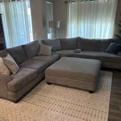 Big, Beautiful Sectional Couch-4 Pieces 