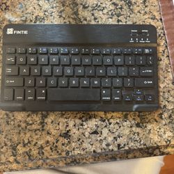 FINTIE 10-Inch Ultrathin Wireless Bluetooth Keyboard Compatible with iPad Samsung Tablet, iPhone Smartphone, iOS, Android Tablets Phone