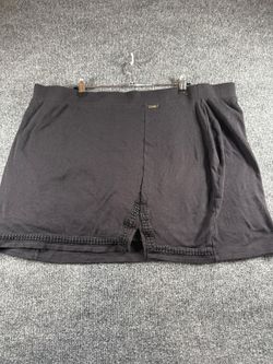 JNY Black Skort with Decorative Trim