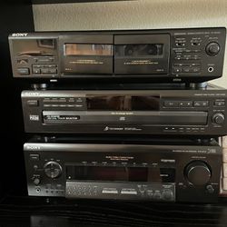 Vintage Sony Stereo System 