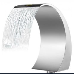 Stainless Steel Pool Fountain 17.7 x 11.8 x 23.6 inches 
