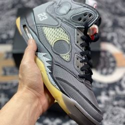 Off-White x Air Jordan 5 Retro SP 'Muslin'