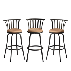 Homy Casa PISTIL Bar Stool 29" 3PCS Set "29 Inch" Bar Seating