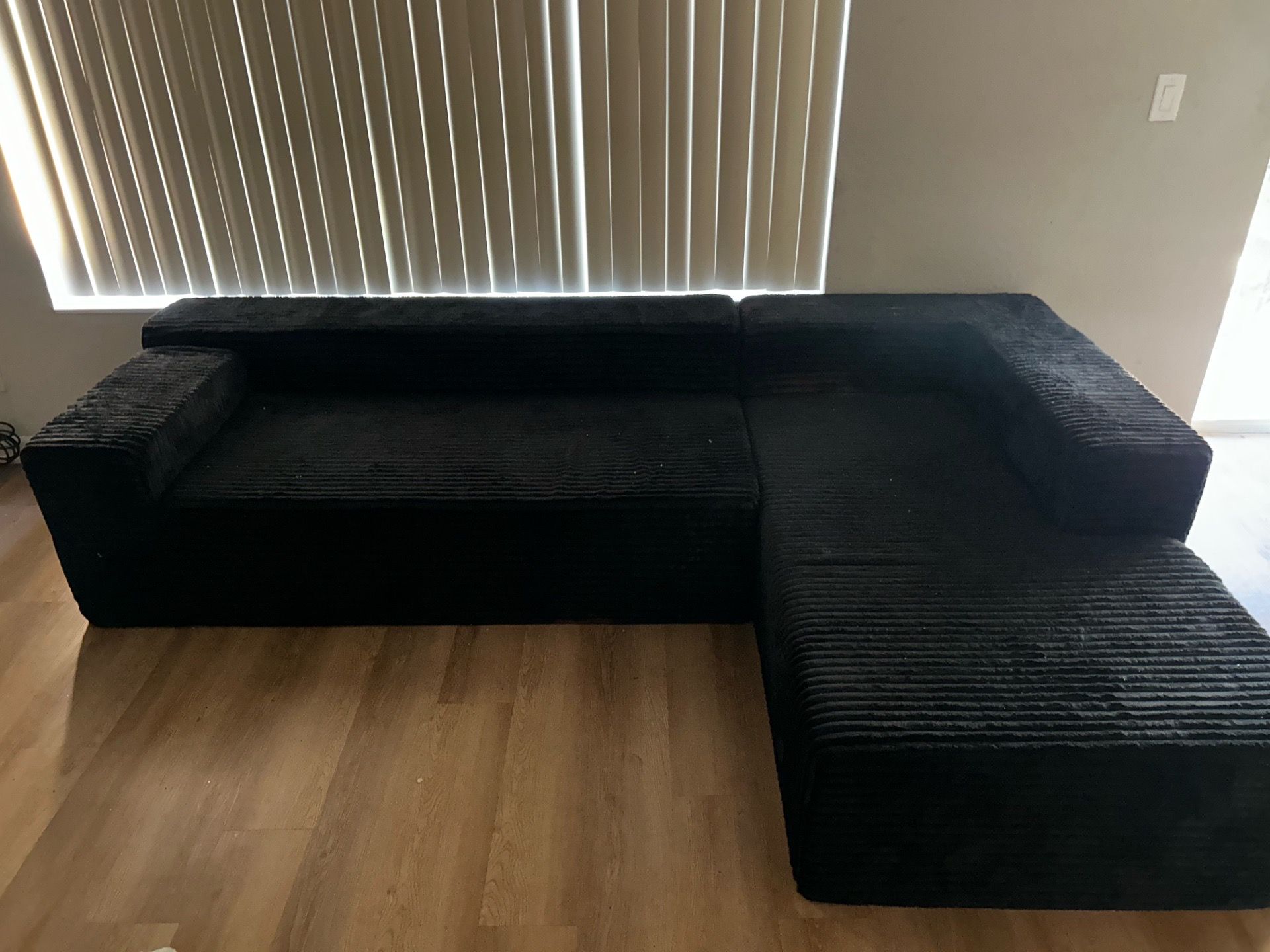 Black couch