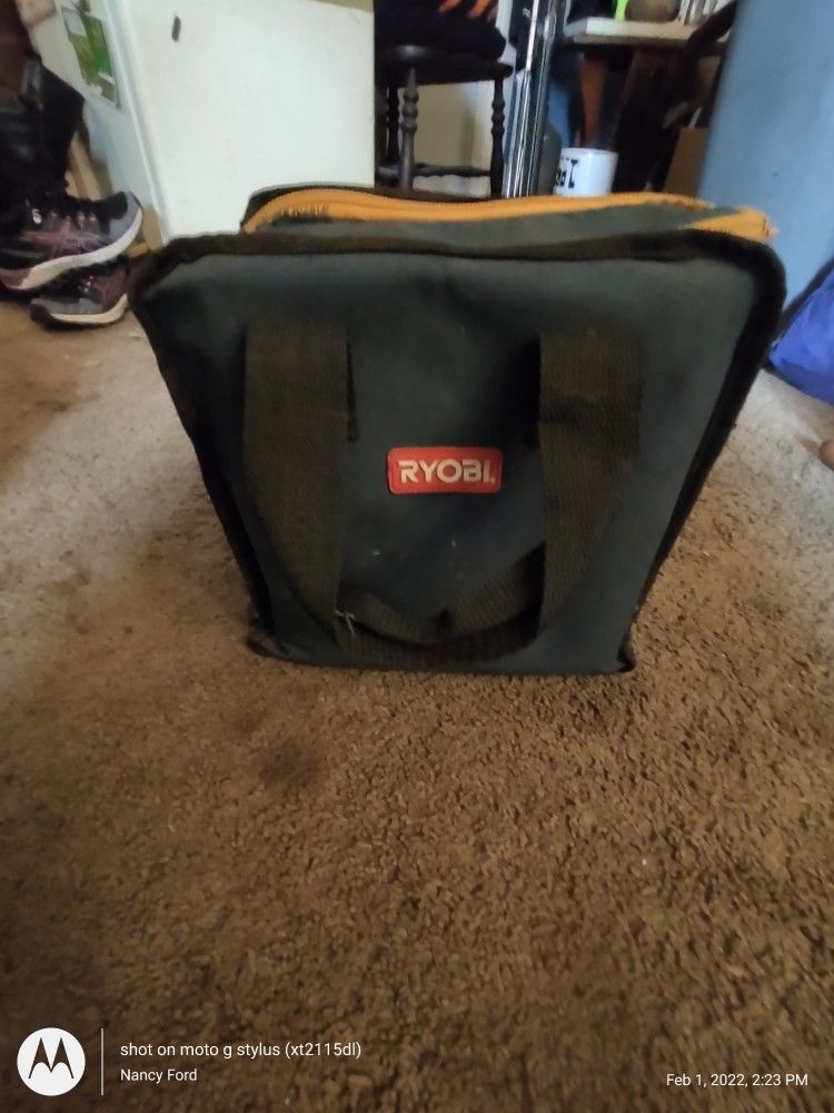 Ryobi Blue Tool Tote Bag