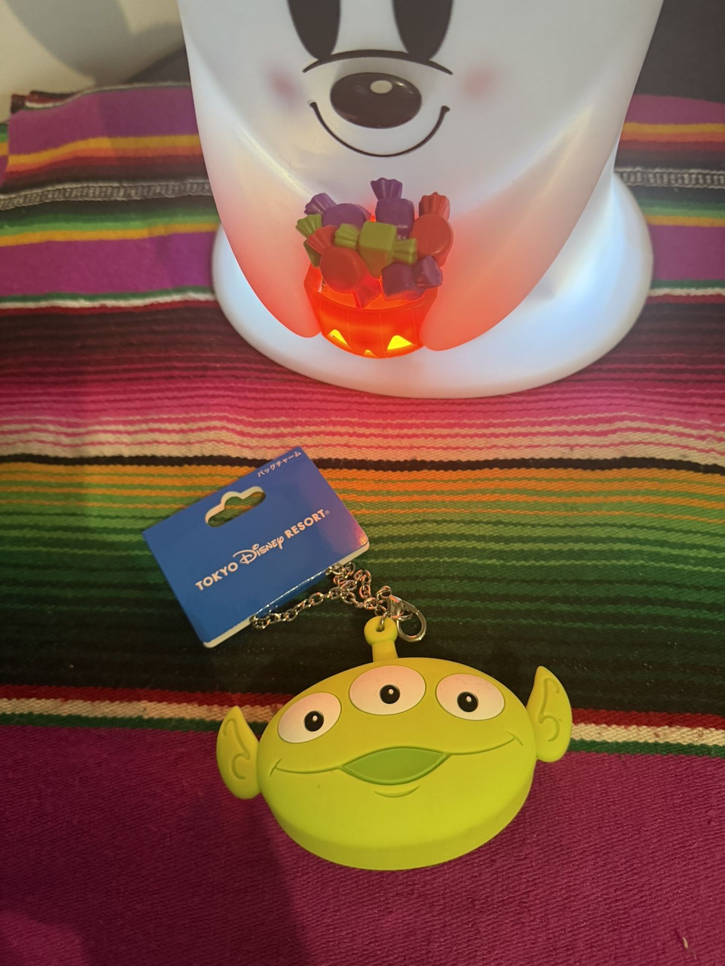 Tokyo Disney Toy Story Alien Pouch Keychain Bag Charm 