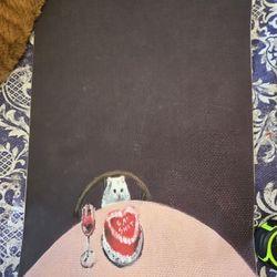 Eat Shit Cat Cake Poster