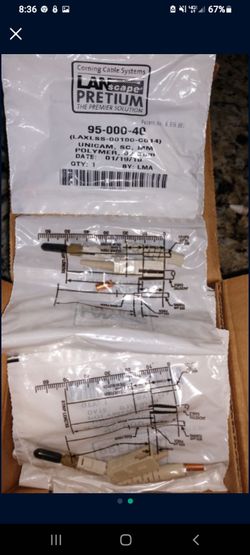 Brand New 40/ SC MM Fiber connectors UniCam Connectors