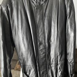 Mens XL Wilsons Leather Trench Coat