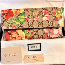 Supreme Blooms PVC Beige x Multicolor 404070 Long Wallet 