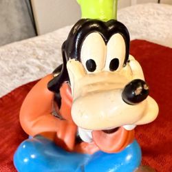 Vintage Goofy Plastic Coin Bank 7.5”