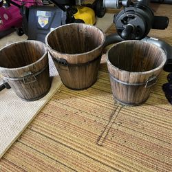 Wooden Planters (3)