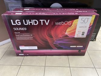 50” 4K LG UHDTV - New In Open Box! LG 50UN6955ZUF