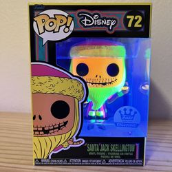 Blacklight Santa Jack Skellington Funko Pop!
