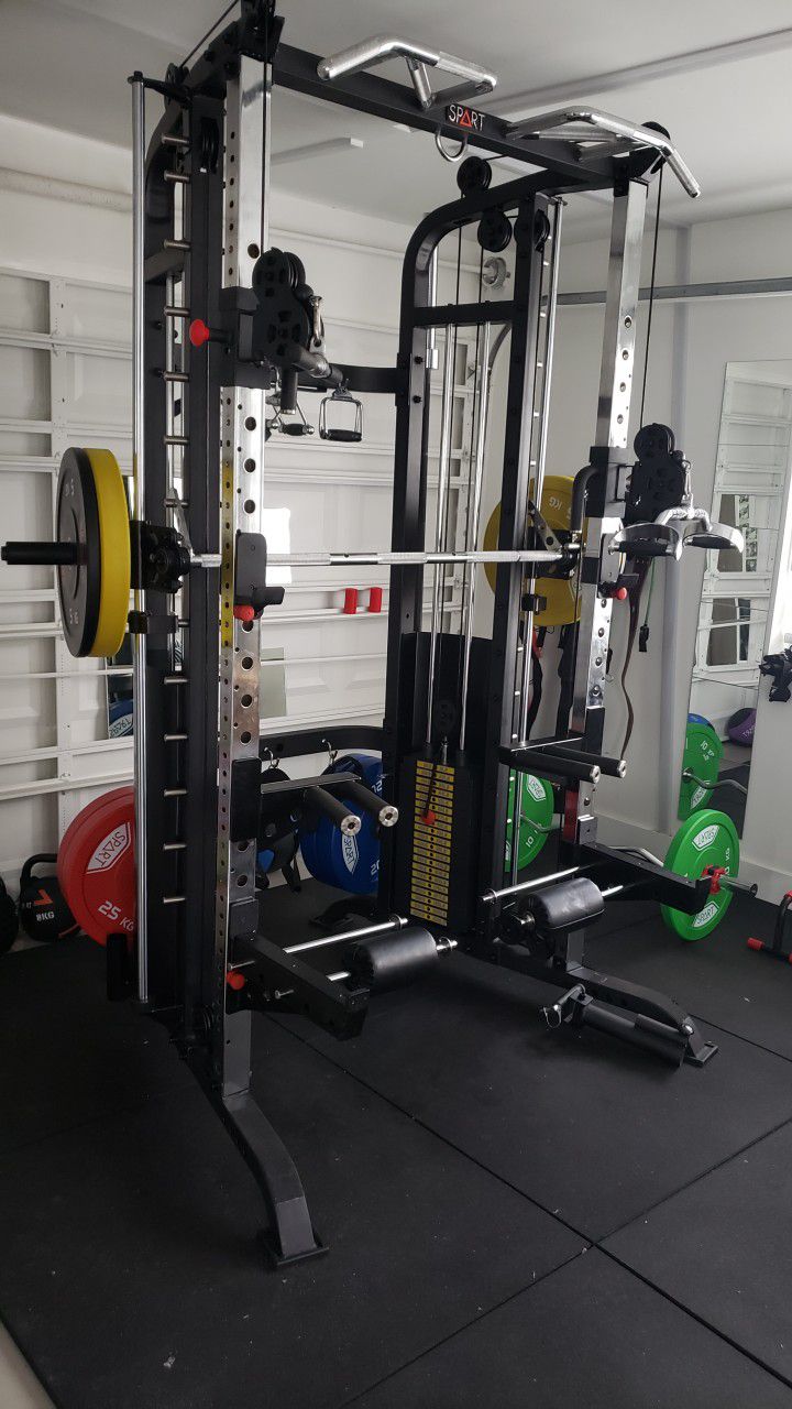 Functional Trainer Rack / Professional Home Gym Smith Machine 