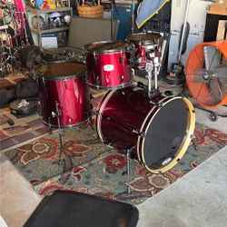 Pearl Export Red Wine Only Shells And Tom Mounts 