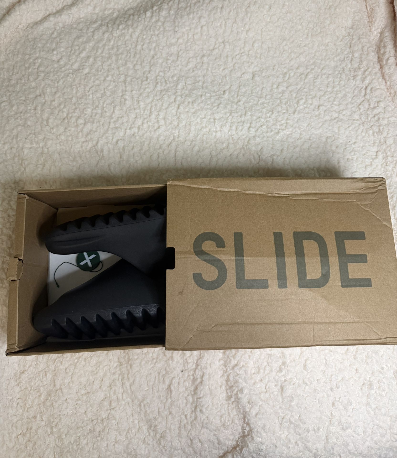 Yeezy Slides Slate Grey New In Box