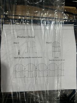 Decorative Garden Border Fence 12-Piece Set