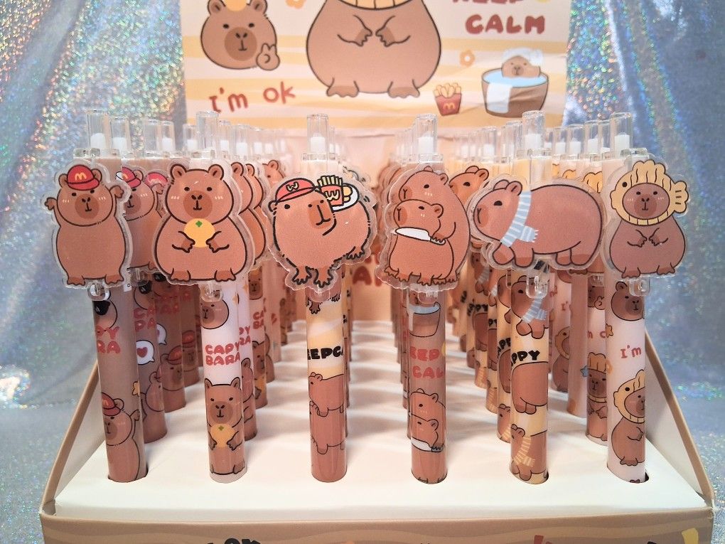 New Capybara Gel Pens - $1.25 Each Or 6 For $5