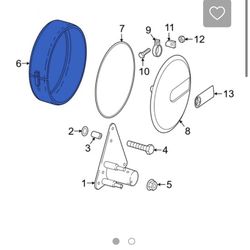 Mercedes Benz G Glass Spare Tire Cover 