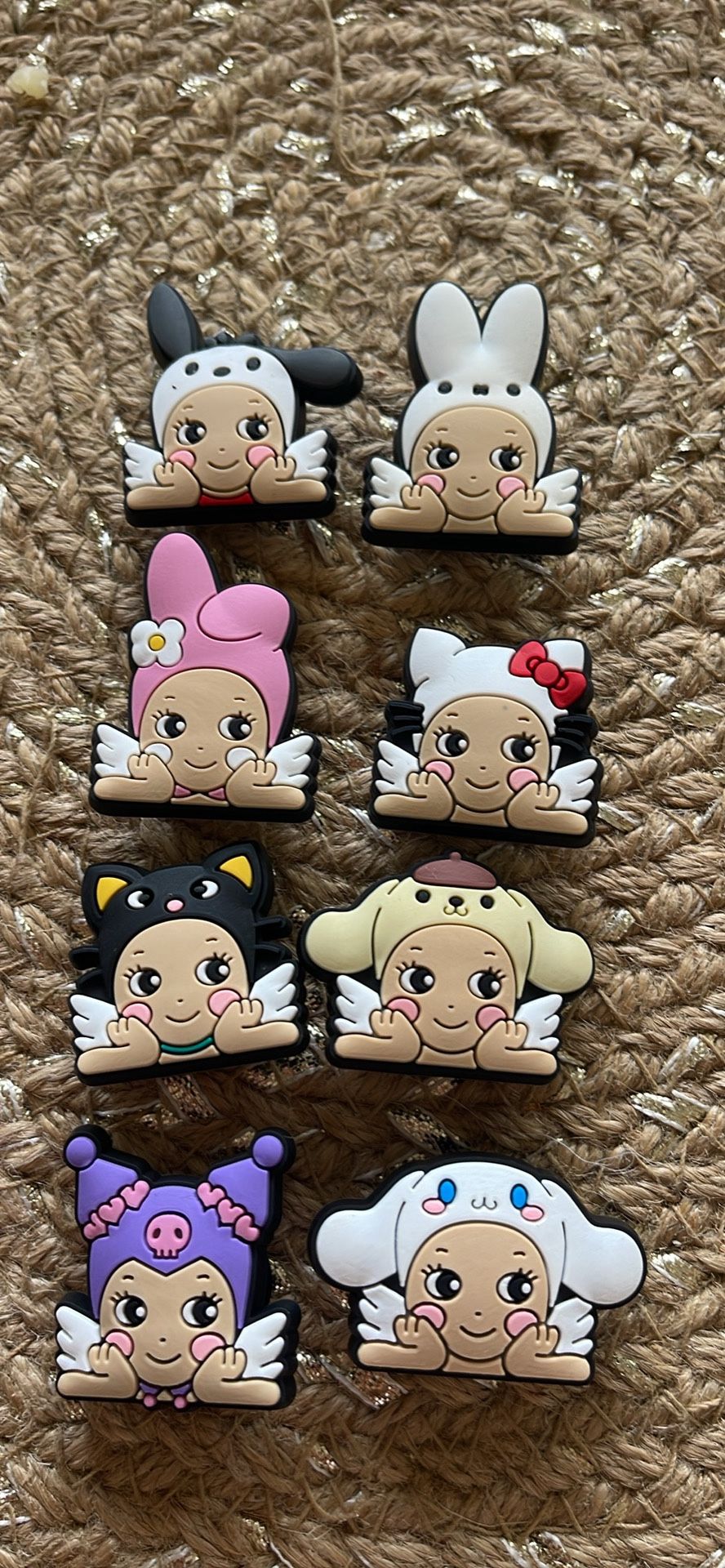 Sonny Angels X hello Kitty Collab Croc Charms