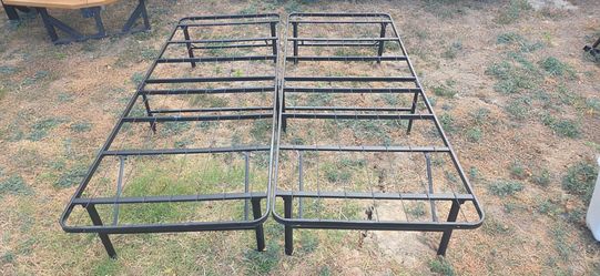 Foldable Metal Queen Size Bed Frame