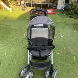 Graco Duo Glider Double Stroller Jogging Baby Infant Toddler