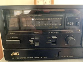 JVC Dual Cassette Deck - Model TD-W106