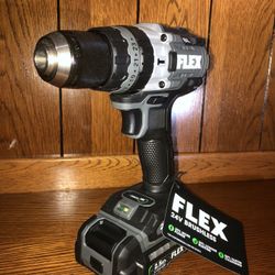 Flex Tools 24v Hammer Drill & 2.0ah Battery. ❌PRICE IS FIRM❌PRECIO FIRME❌