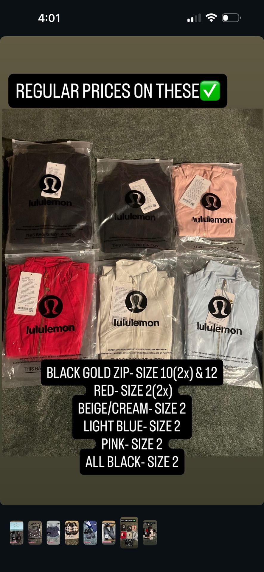 Lululemon Jackets