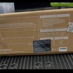 StorageBud Modern Upholstered Storage Ottom...