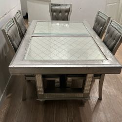 Glass Dining Table 