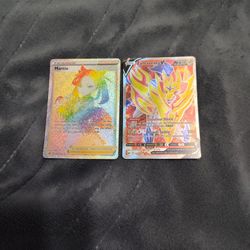 Pokemon Cards Marnie Rainbow Rare, Zamazenta V