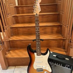 Fender MIM Stratocaster W/ Fender Amp 
