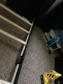 Twin size headboard/bed no mattress brand new not in box