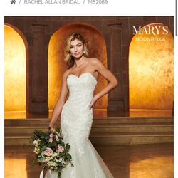 Wedding Dress Size 6 Corset Style