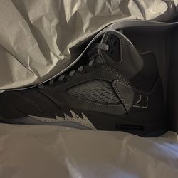 Jordan 5 wolf grey 8.5
