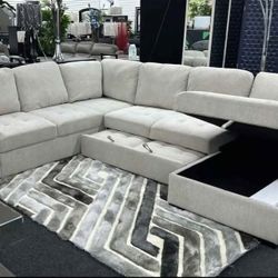 3all In 1‼️‼️, Sectional , Pull Out Bed , Storage 