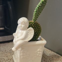 Ceramic Angel Pot 5" Tall