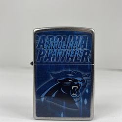 Zippo Street Chrome Lighter With Carolina Panthers Logo, 28603, Free Shipping
