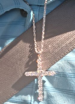 Diamond and 18k gold chain