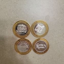 Limited Edition $10 999 Silver Gaming Coins.  $30 Each 