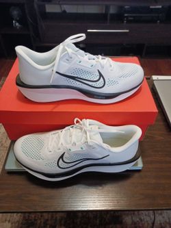 Size 10.5 - Men Nike Quest 6 White/Black-Dusty Cactus FD6033-10.5
