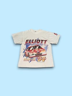 Vintage 1997 Bill Elliott McDonald's NASCAR This Car Rips! Shirt Men's Large