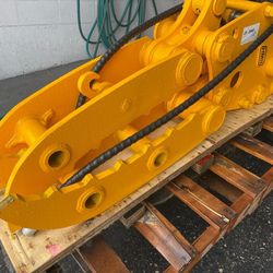 Mini Excavator Hydraulic Log Grapple. Pin 50 mm