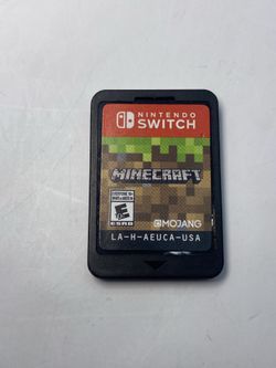 Minecraft (Nintendo Switch) Cartridge Only Tested Authentic Steve Jack Black